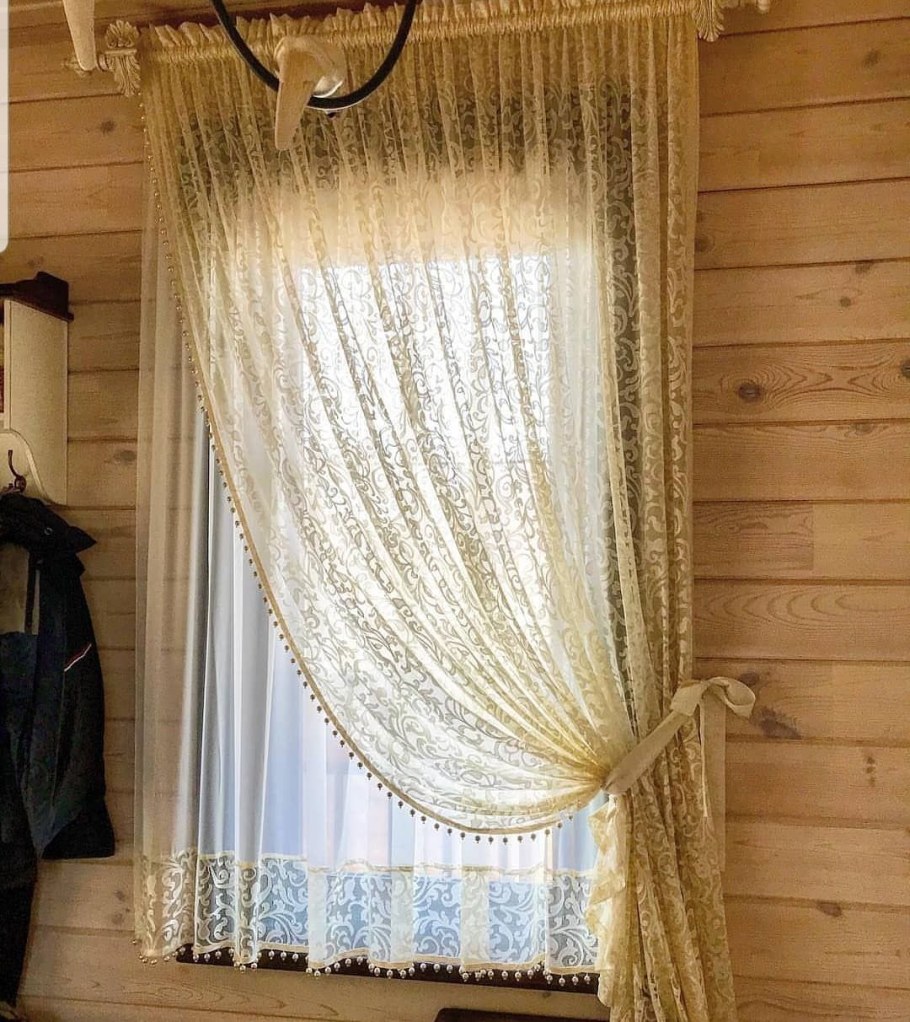 Шторы в дачный домик