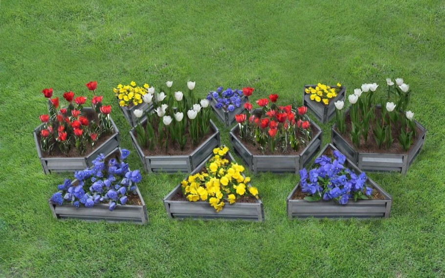 Красивые клумбы для цветов