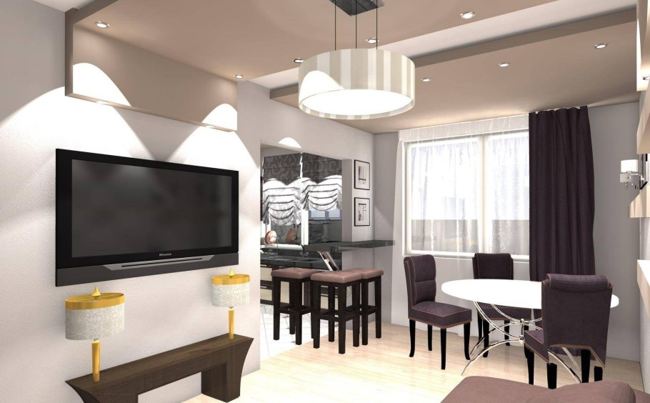 Кухня гостиная в хрущевке