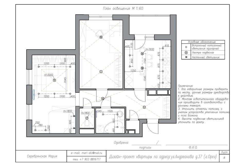 П3м планировка 4-х комнатной