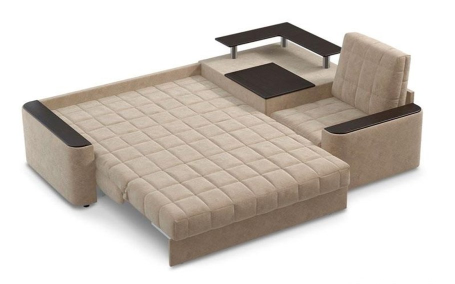 Угловые диваны с большим спальным местом 200х160 Лион