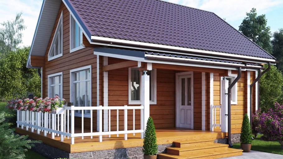 Дом 4х6 одноэтажный финский домик