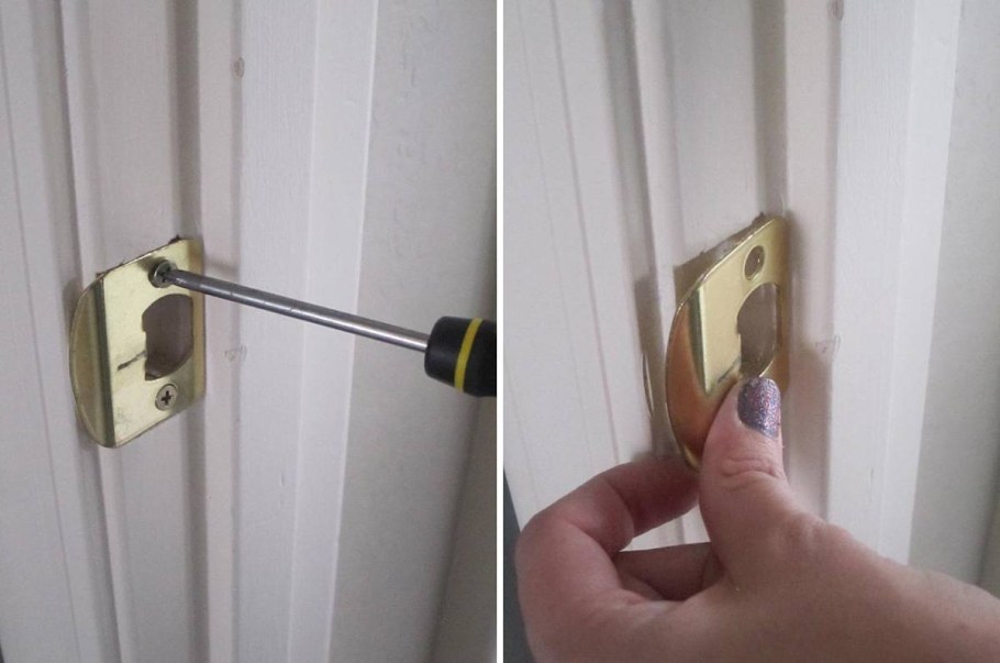 Отверстие для замка в двери