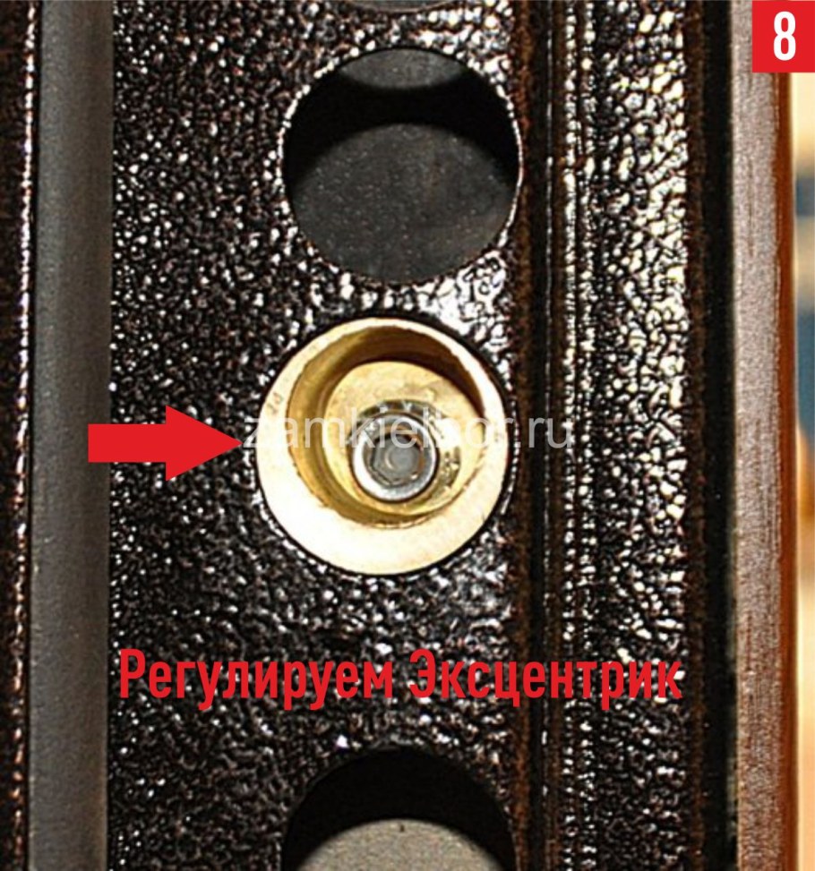 Вставка эксцентрик дверной замок