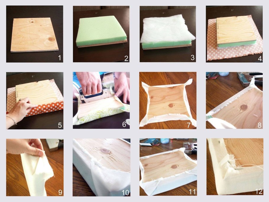 Мягкое изголовье для кровати своими руками