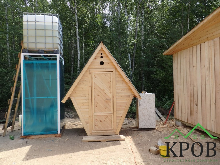 Летний душ своими руками