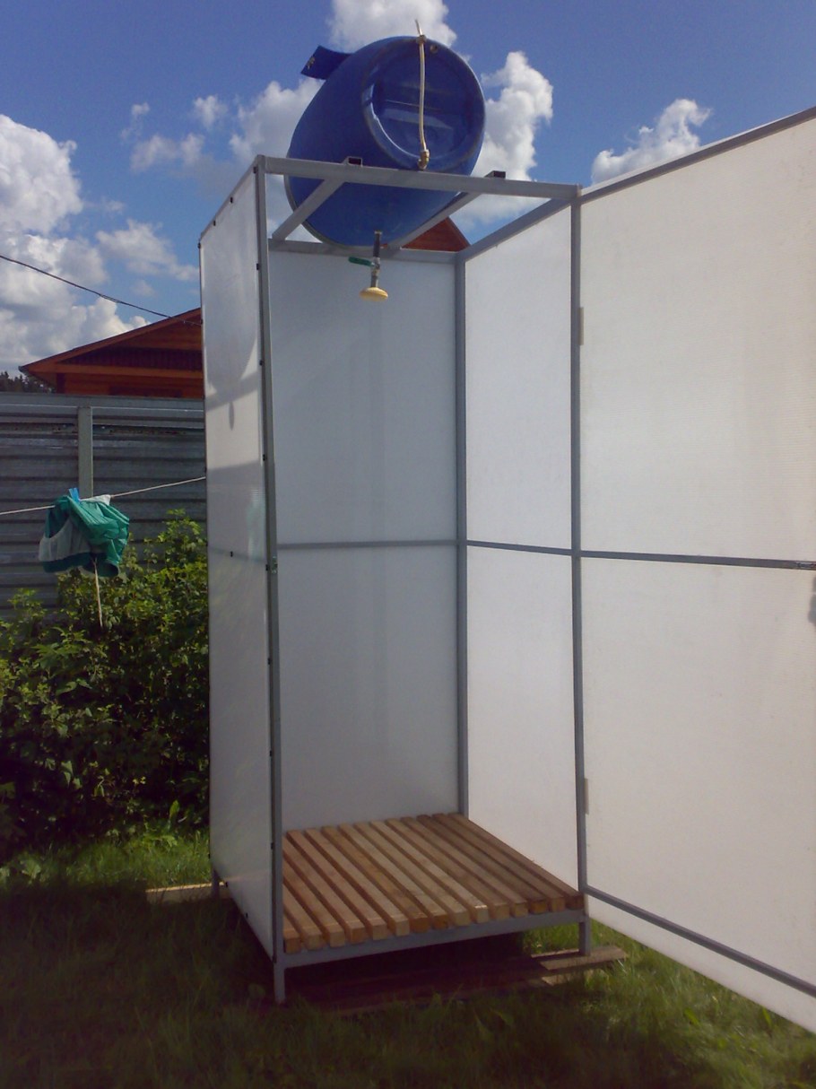 Душ дачный Чистюля с баком ЭЛБЭТ 55 Л