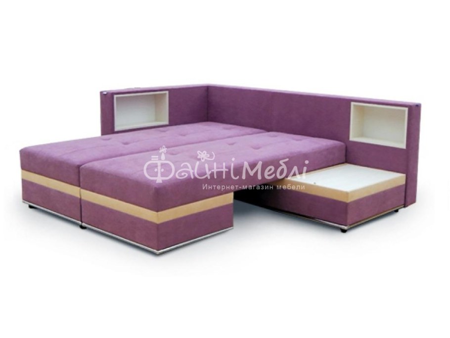 Угловой диван с регулируемыми подголовниками