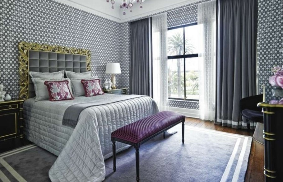 Шторы серые