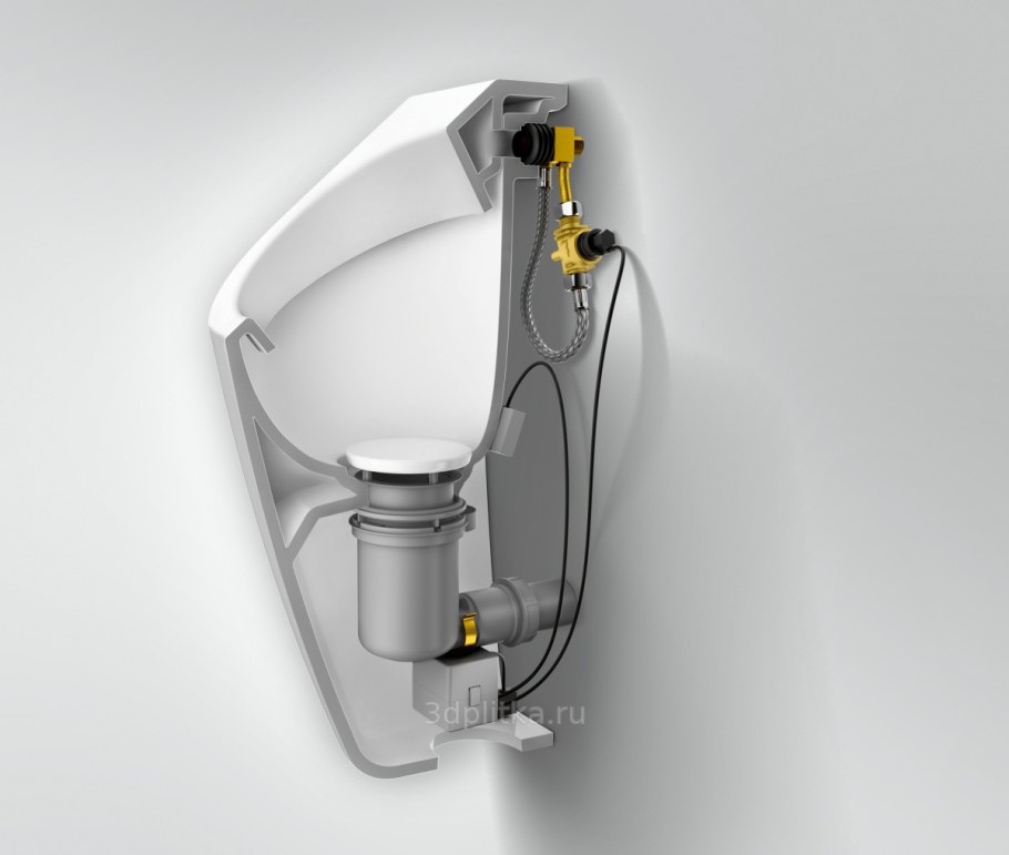 Писсуар керамический настенный