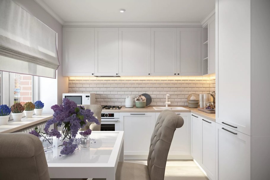 Современная кухня на 4 кв м