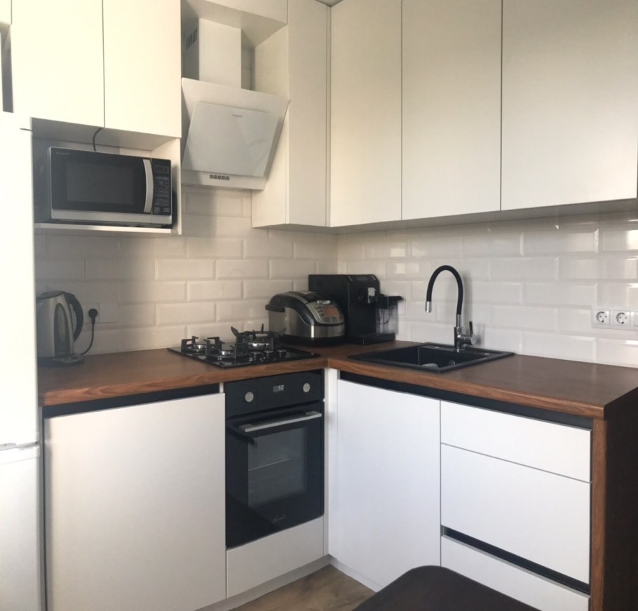 Маленькие угловые кухни планировка