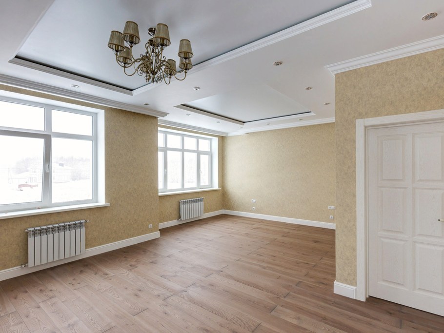 Стены домов с чистовой отделкой