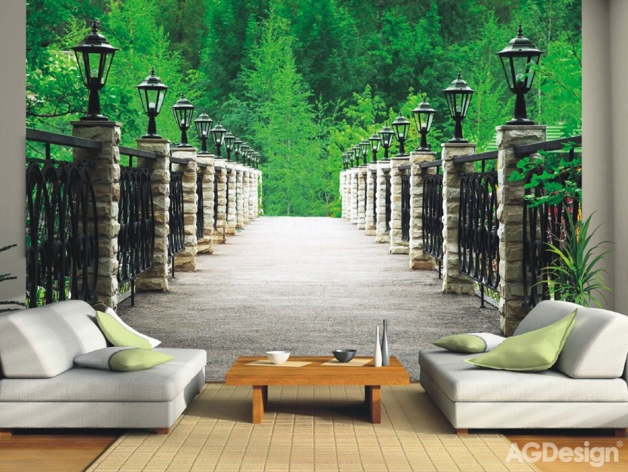 Фотообои в интерьере спальни