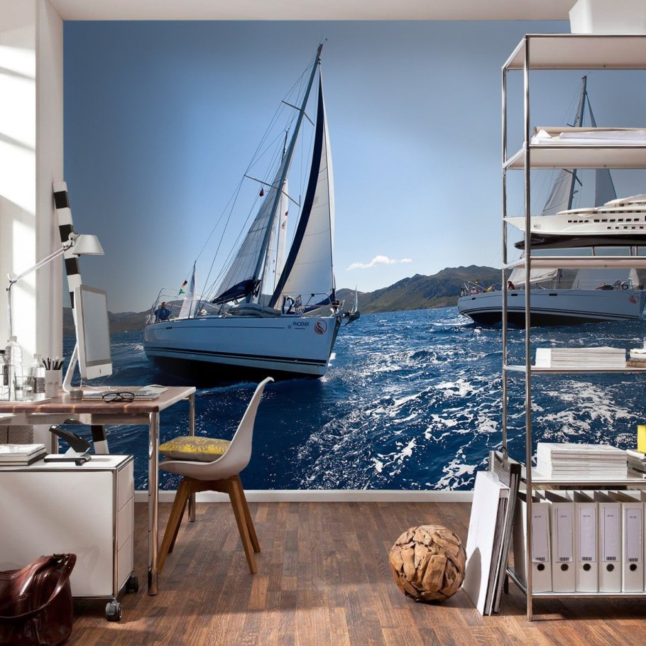 Панорамные фотообои в интерьере