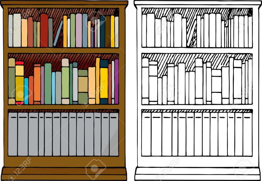 Открытый шкаф рисунок