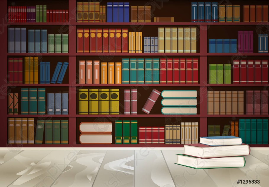 Библиотека фон вектор