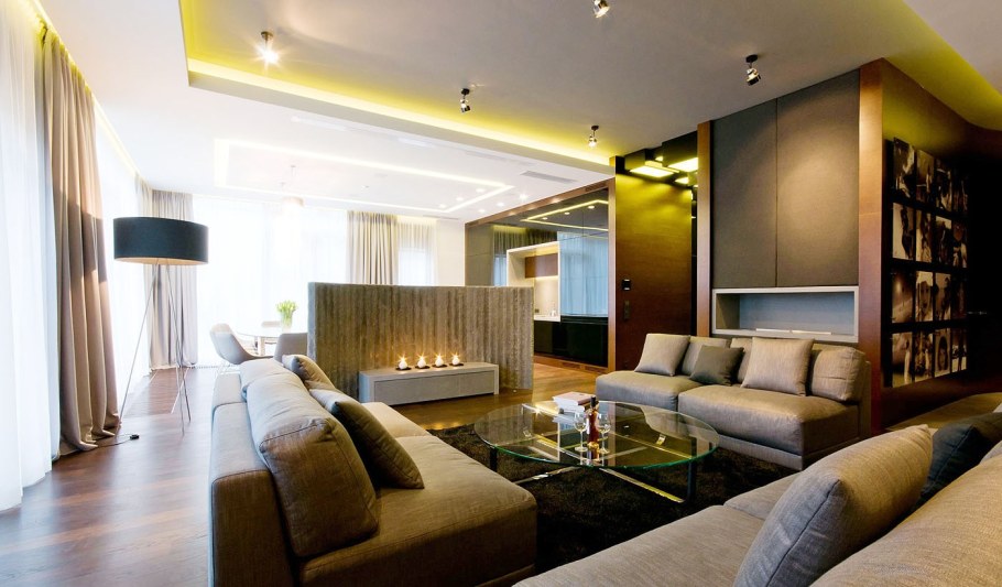 Шикарный интерьер квартиры