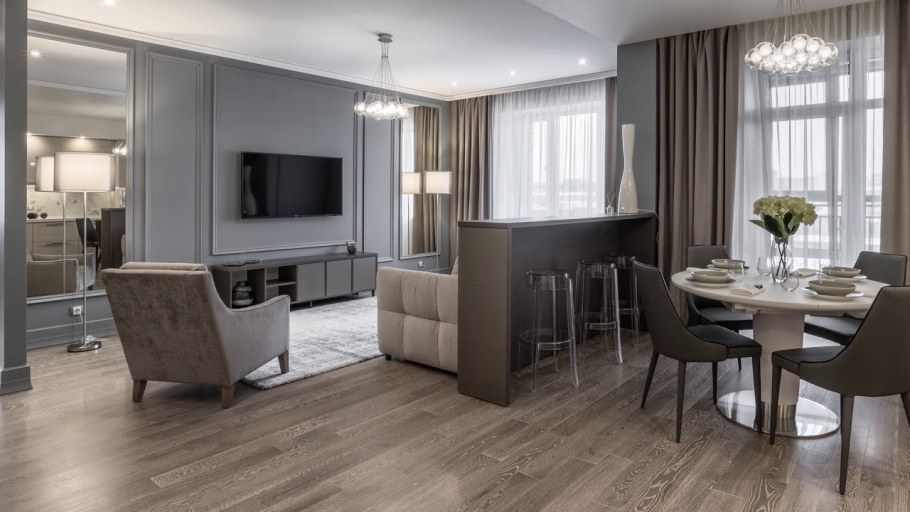 Интерьер ультрасовременной квартиры