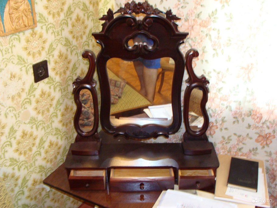 Зеркало псише напольное