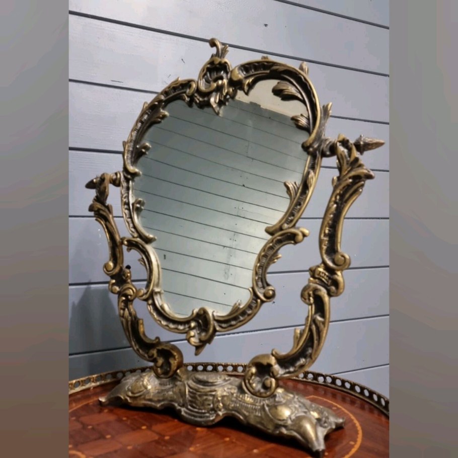 Старинное зеркало псише Ампир