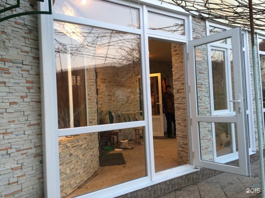 Остекление домов арки