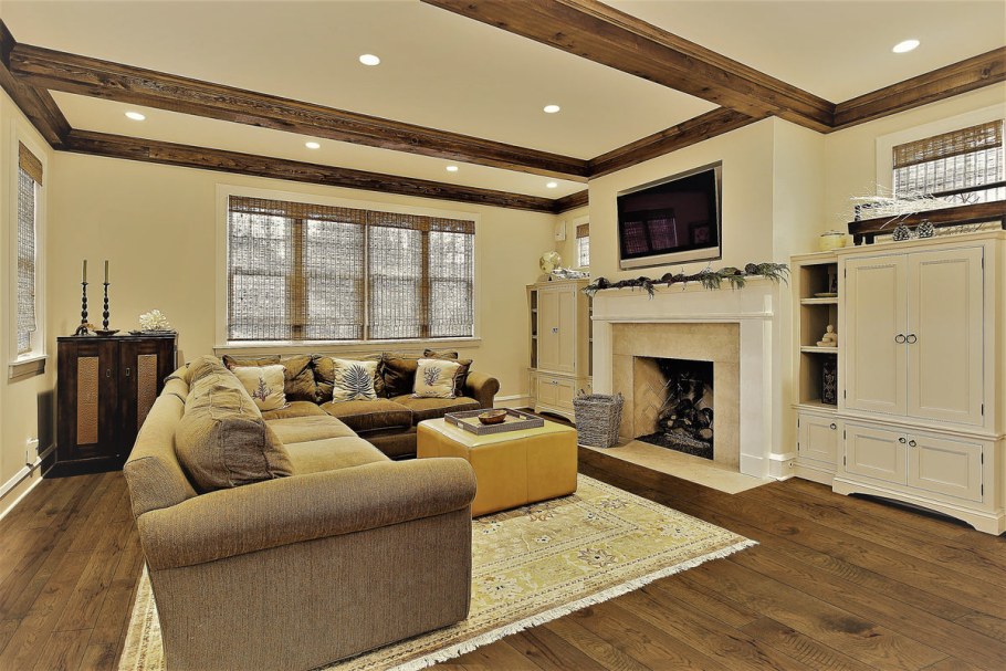 Гостиные с камином