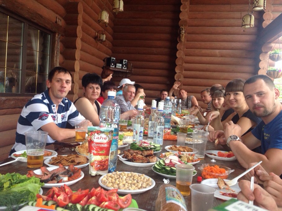 Застолье в бане