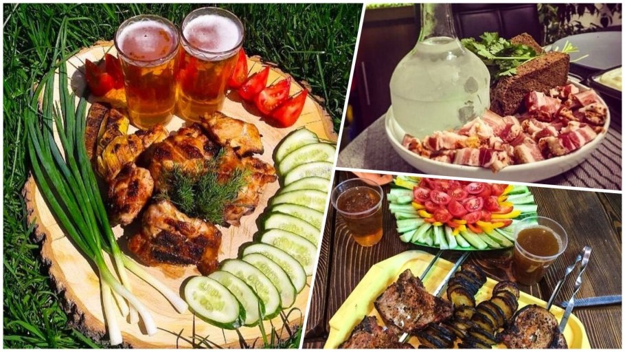 Праздничный стол с вином