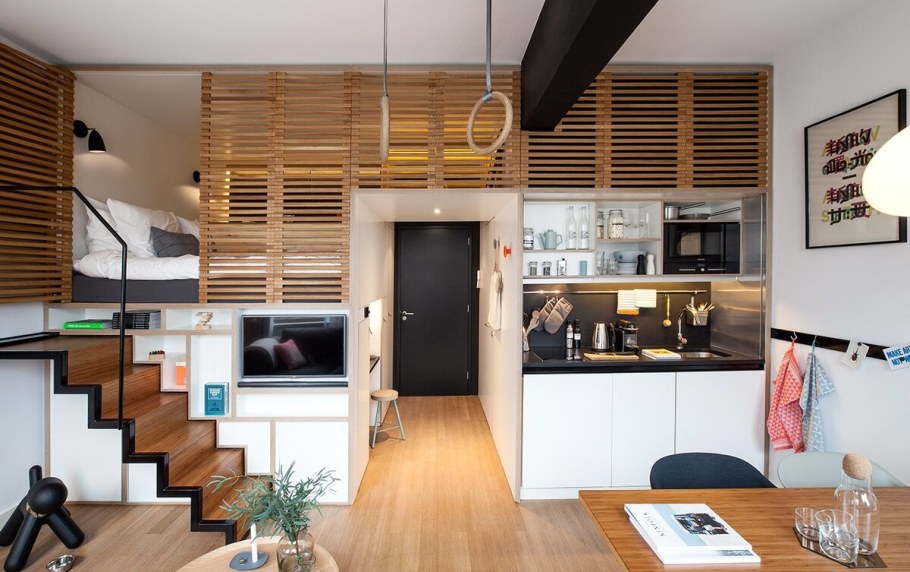 Двухуровневая студия 24м2