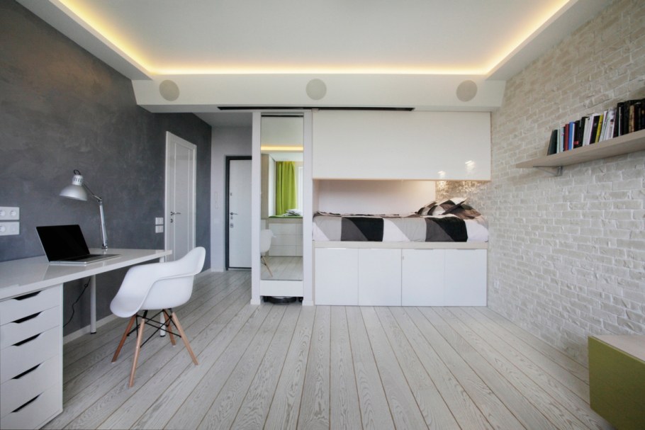 Однокомнатная квартира в стиле лофт Минимализм