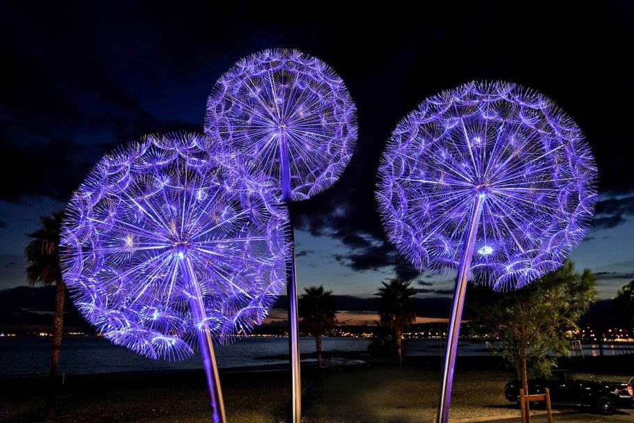 Необычные световые инсталляции