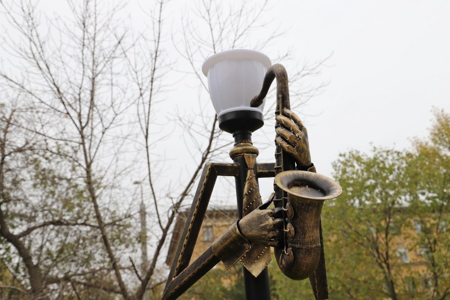 Фонари в виде музыкантов