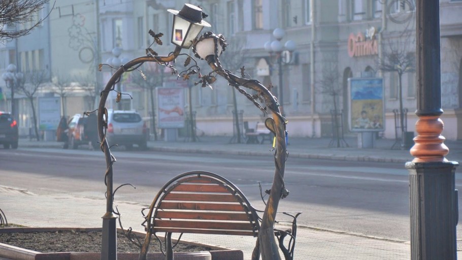 Интересные уличные фонари