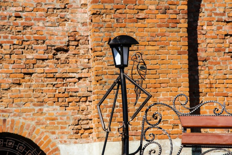 Смоленск Лопатинский сад фонари музыканты