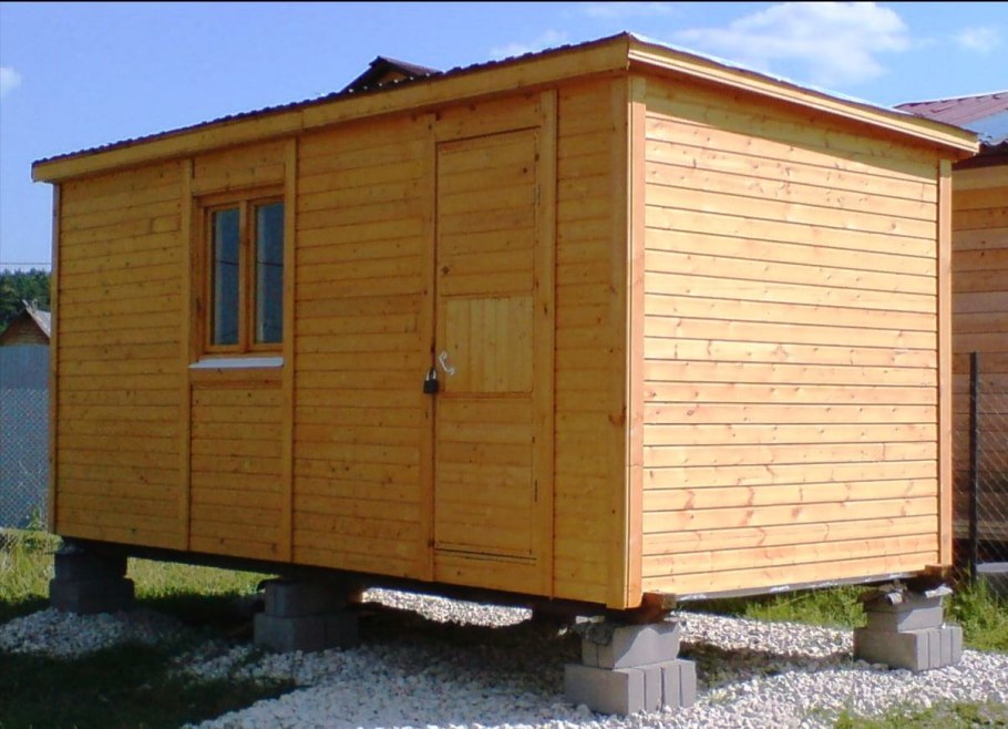 Бытовка на блоках