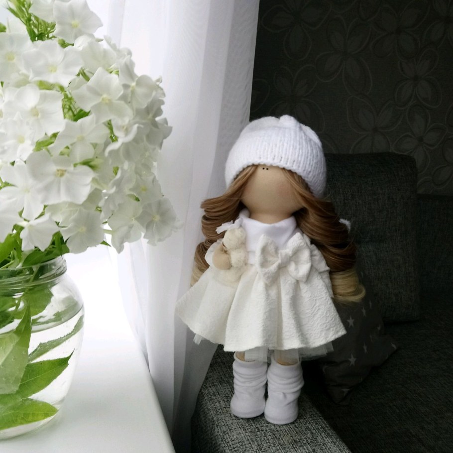 Кукла ручной работы гипоаллергенная