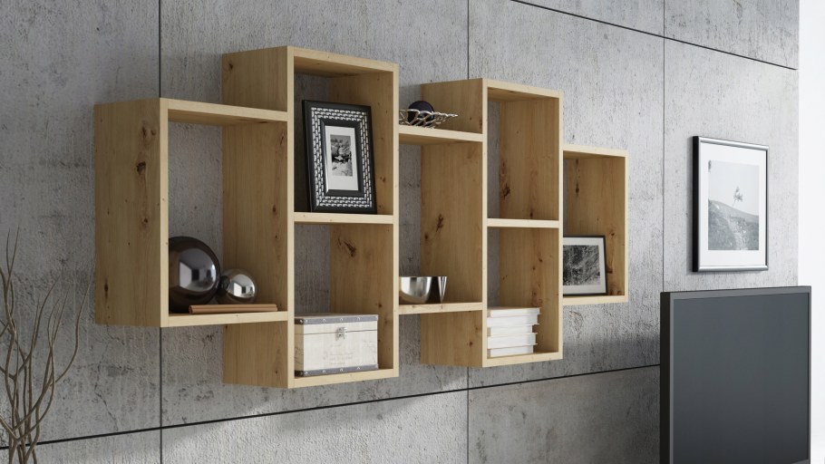 Стеллаж джаз си55 дуб сонома