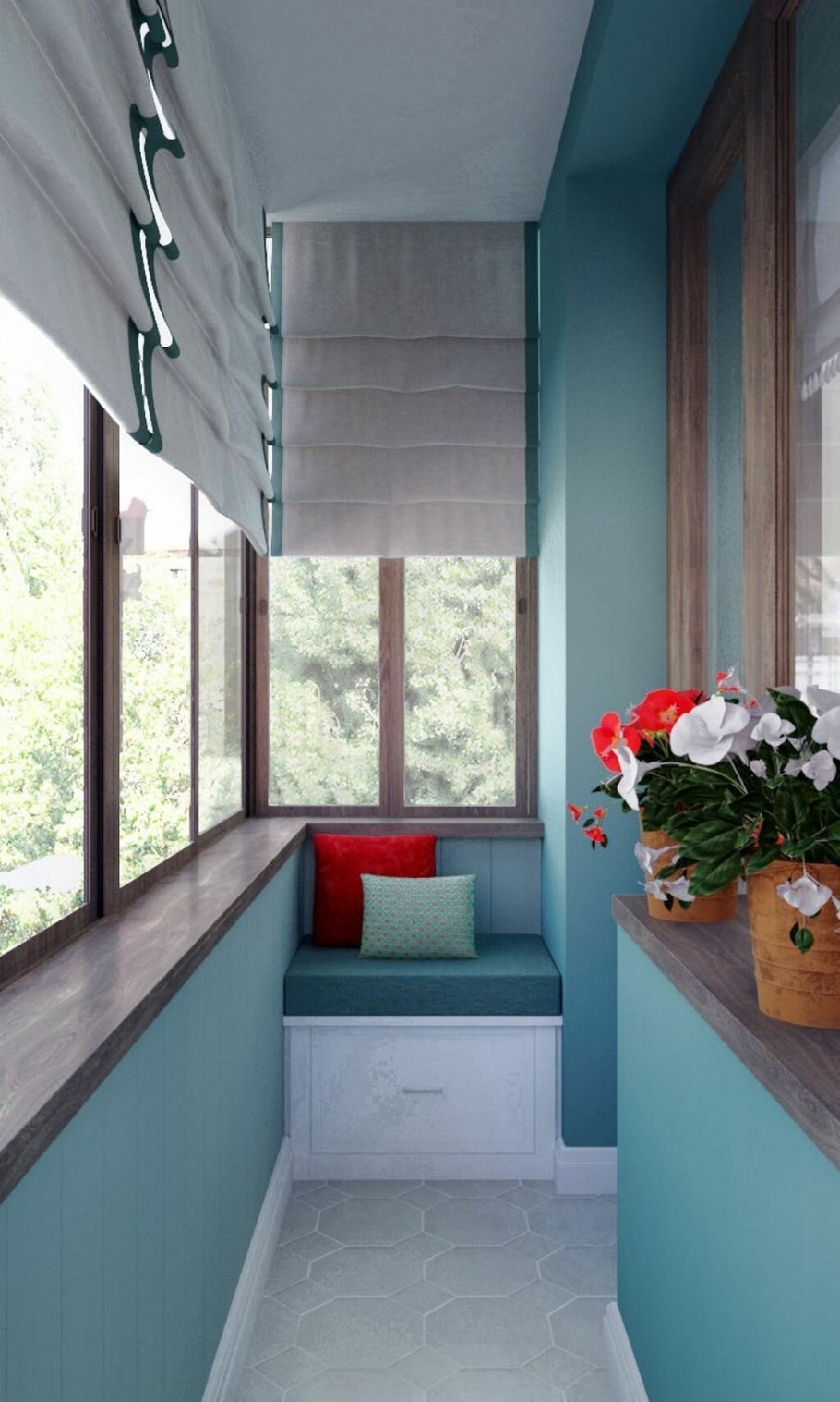 Обустройство балкона