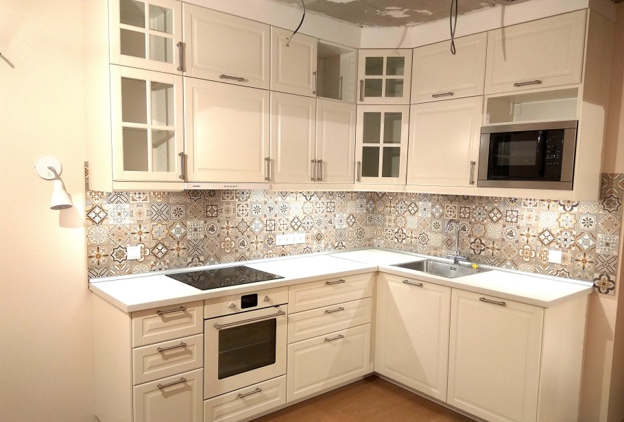 Кухня Леда белая Леруа Мерлен