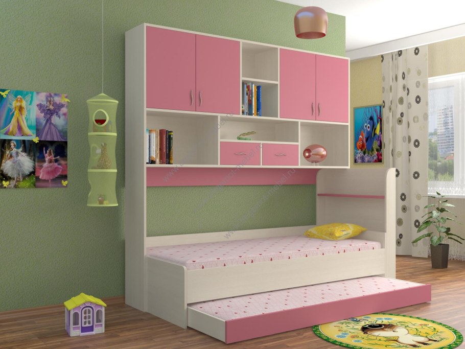 Кровать с антресолью Дельта - 21.03