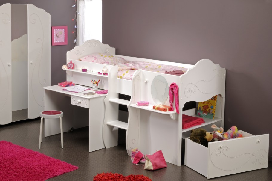 Кровати для девочек от 3 лет трансформер