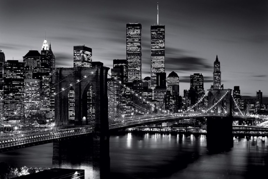 Бруклинский мост Нью-Йорк фотокарточки