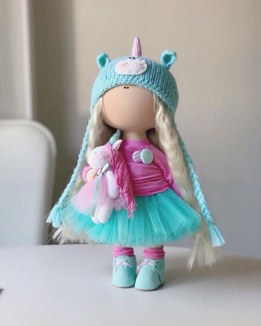 Интерьерная кукла Единорожка