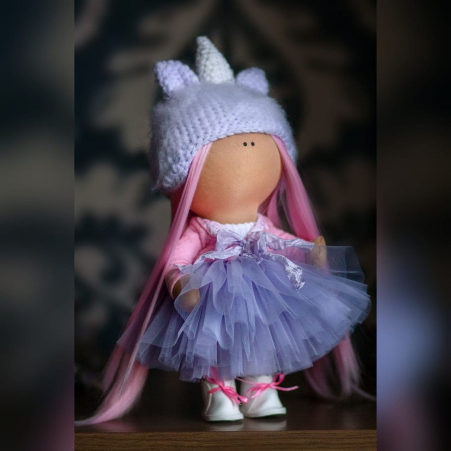 Интерьерная кукла Единорог