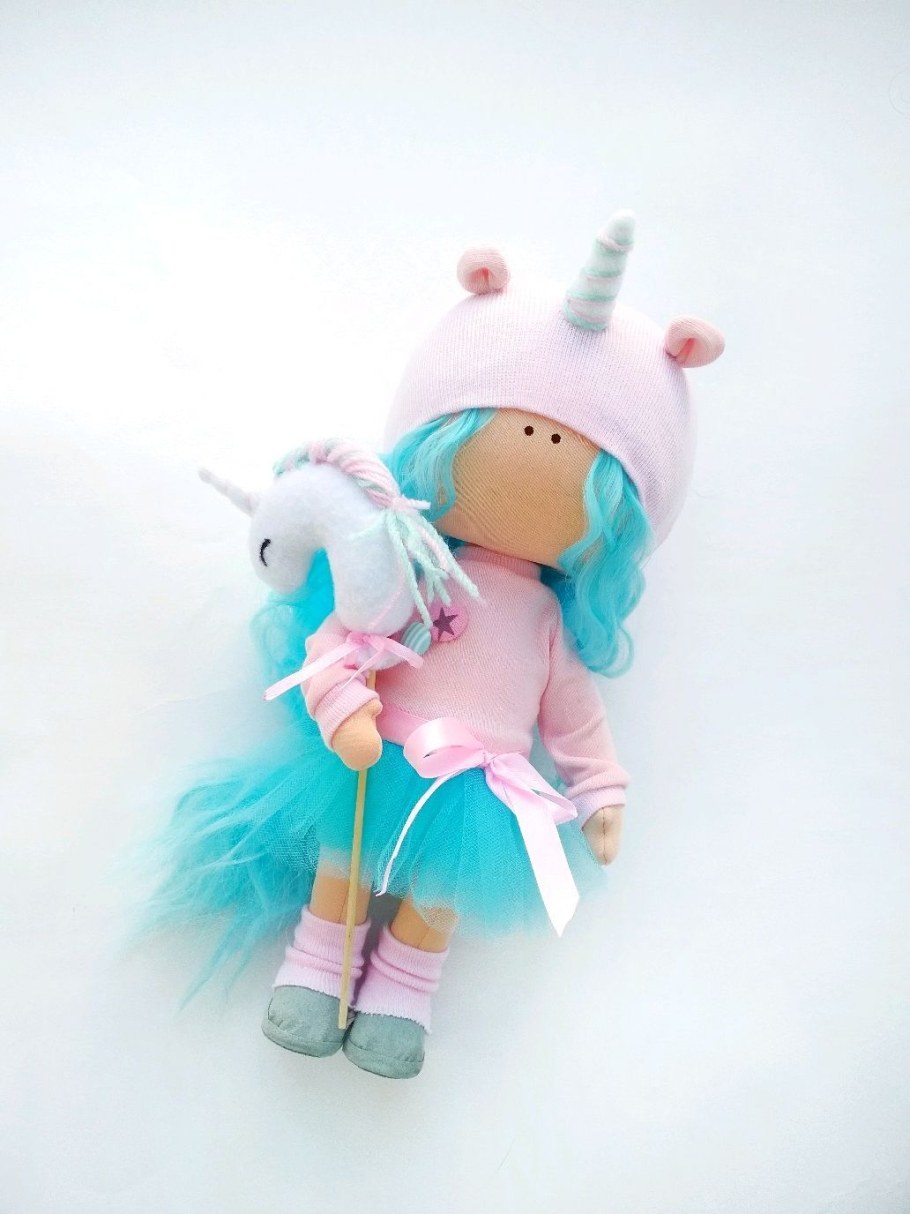 Кукла Коннэ в стиле Единорожка