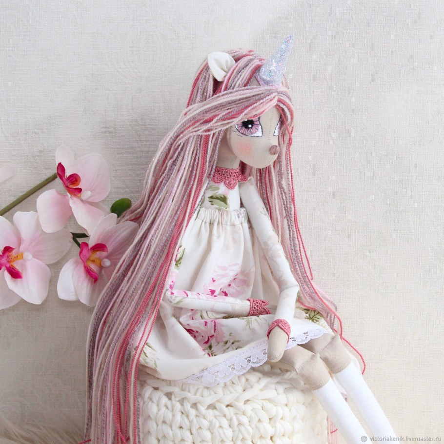 Интерьерная кукла Единорог