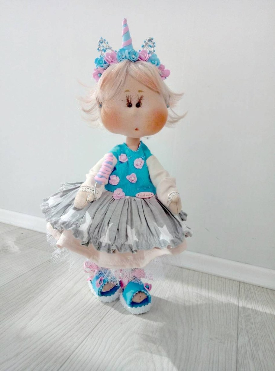 Кукла большеножка Единорог