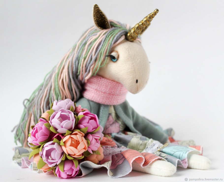 Единорог из фетра выкройка