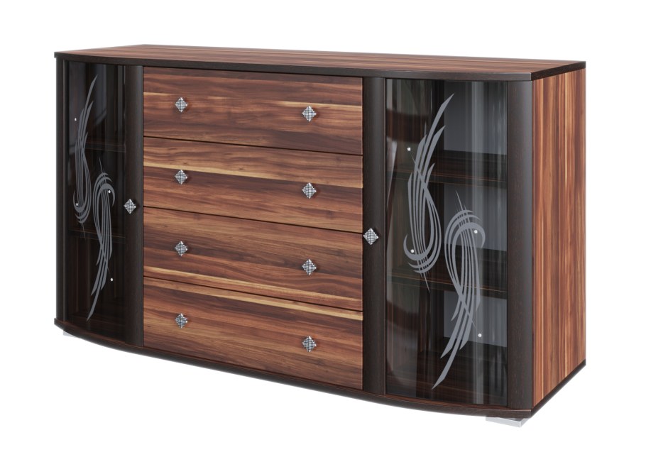 Комод слива Валлис венге